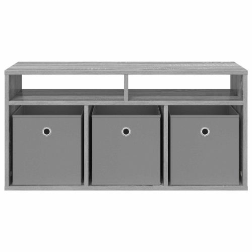 Долно шкафче с чекмедже Сив Сонома 87 x 27,5 x 43 см