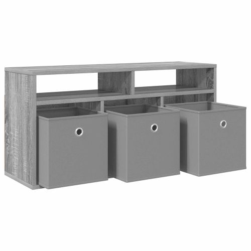 Долно шкафче с чекмедже Сив Сонома 87 x 27,5 x 43 см