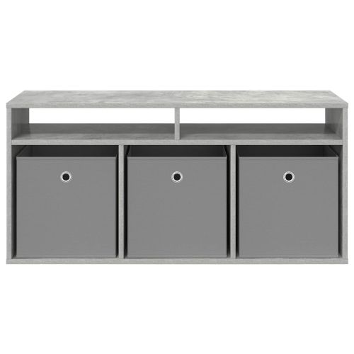 Долно шкафче с чекмедже Циментено сиво 102 x 32 x 48,5 см