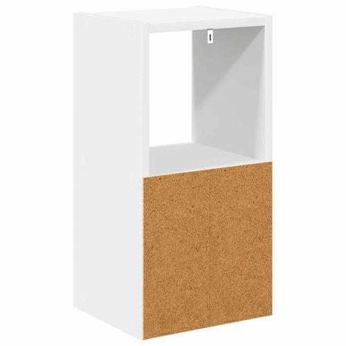 Нощно шкафче 2 pcs Бяло 25,5 x 22 x 49,5 см Инженерно дърво