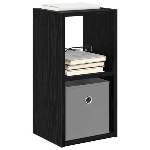 Нощно шкафче с чекмедже 2 pcs Черния дъб 25,5 x 22 x 49,5 см