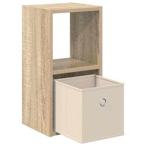 Нощно шкафче с чекмедже 2 pcs Сонома дъб 25,5 x 22 x 49,5 см