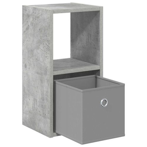 Нощно шкафче 2 pcs Циментено сиво 25,5 x 22 x 49,5 см