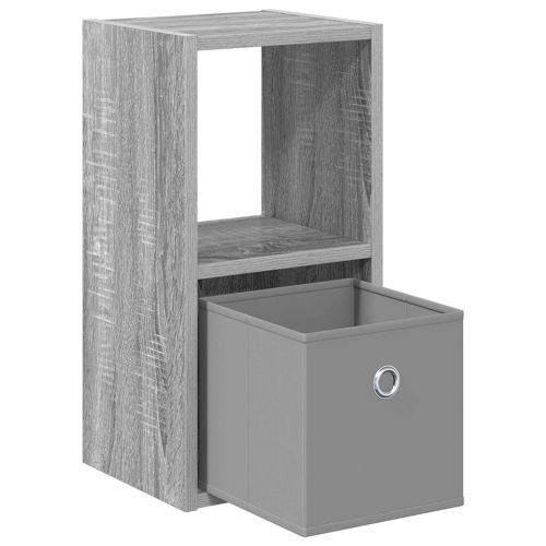 Нощно шкафче с чекмедже 2 pcs Сив Сонома 25,5 x 22 x 49,5 см