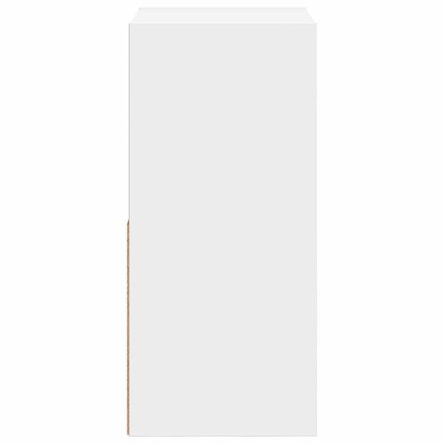 Нощно шкафче Бяло 30,5 x 27 x 59,5 см Инженерно дърво