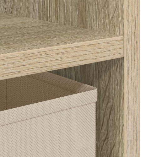 Нощно шкафче с чекмедже 2 pcs Сонома дъб 30,5 x 27 x 59,5 см
