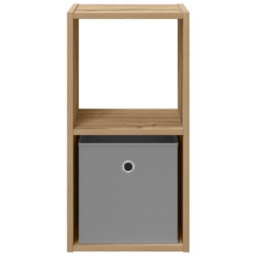 Нощно шкафче 2 pcs Дъб 30,5 x 27 x 59,5 см Инженерно дърво