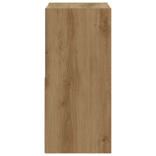 Нощно шкафче 2 pcs Дъб 30,5 x 27 x 59,5 см Инженерно дърво