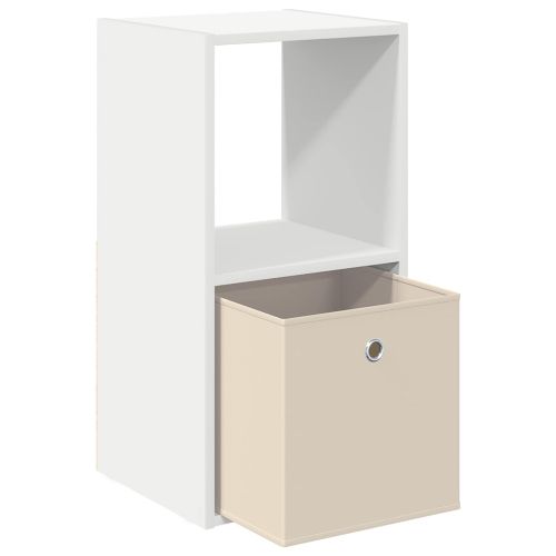 Нощно шкафче 2 pcs Бяло 35 x 32 x 68,5 см Инженерно дърво