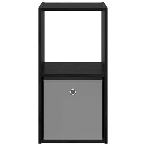 Нощно шкафче 2 pcs Черния дъб 35 x 32 x 68,5 см Инженерно дърво