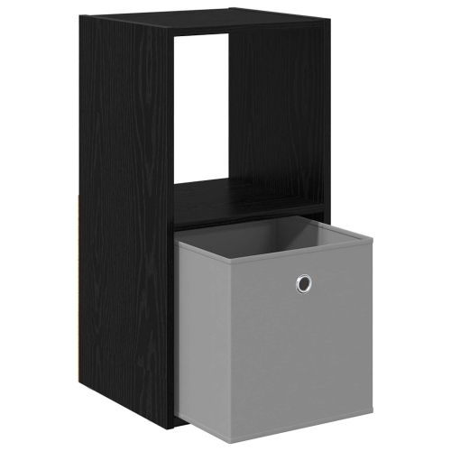 Нощно шкафче 2 pcs Черния дъб 35 x 32 x 68,5 см Инженерно дърво