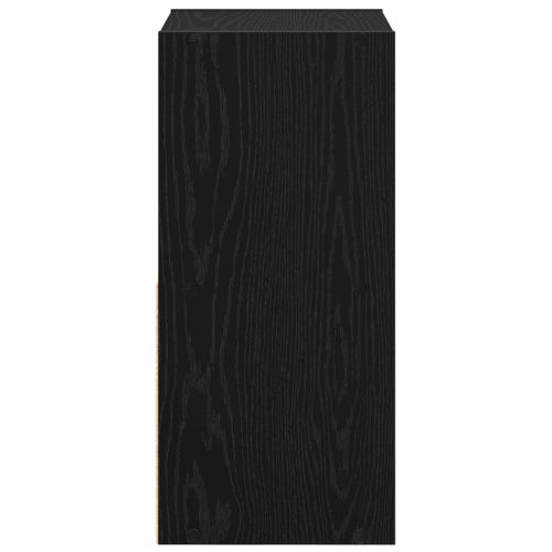 Нощно шкафче 2 pcs Черния дъб 35 x 32 x 68,5 см Инженерно дърво