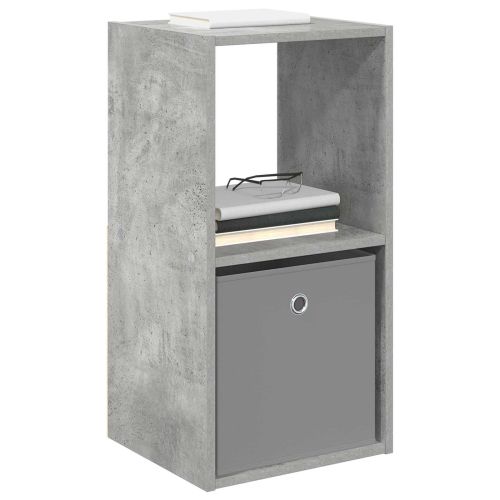 Нощно шкафче Циментено сиво 35 x 32 x 68,5 см Инженерно дърво