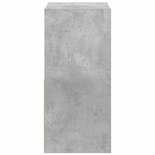 Нощно шкафче Циментено сиво 35 x 32 x 68,5 см Инженерно дърво