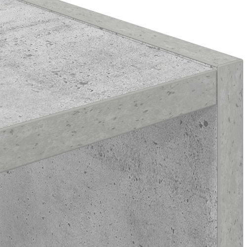 Нощно шкафче Циментено сиво 35 x 32 x 68,5 см Инженерно дърво