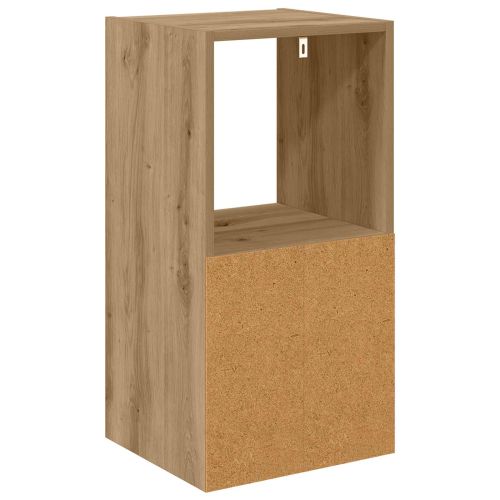 Нощно шкафче 2 pcs Дъб 35 x 32 x 68,5 см Инженерно дърво