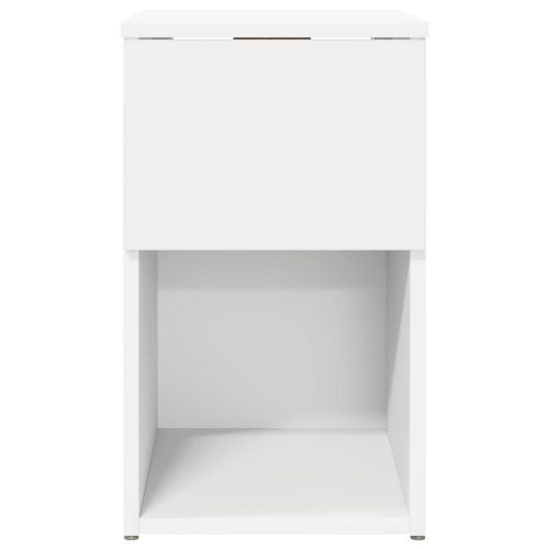 Шкаф за легло 2 pcs Бяло 29 х 31,5 х 49 см Инженерна дървесина