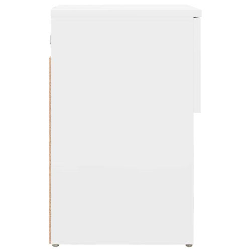 Шкаф за легло 2 pcs Бяло 29 х 31,5 х 49 см Инженерна дървесина