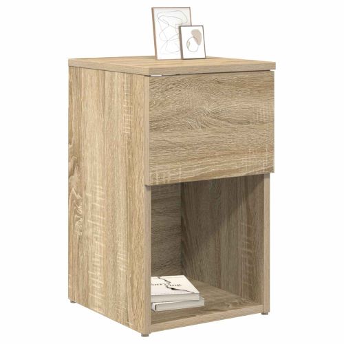 Шкаф за легло 2 pcs Дъб сонома 29 х 31,5 х 49 см