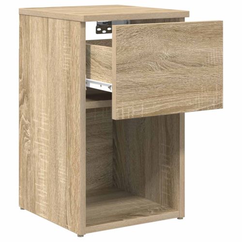 Шкаф за легло 2 pcs Дъб сонома 29 х 31,5 х 49 см