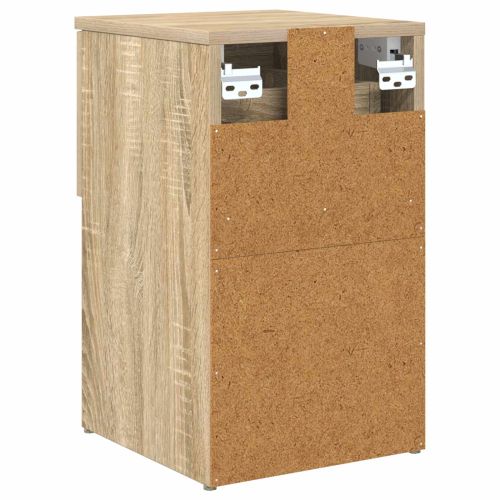Шкаф за легло 2 pcs Дъб сонома 29 х 31,5 х 49 см