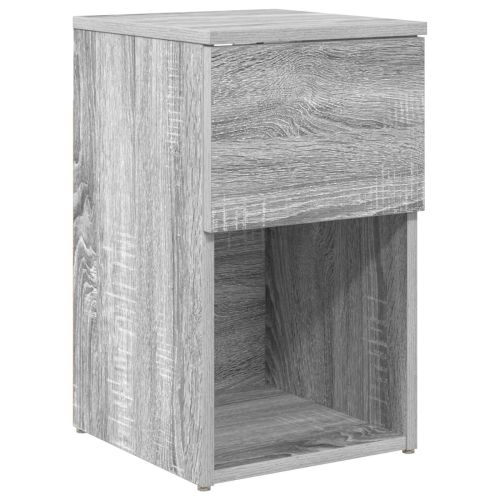Шкаф за легло 2 pcs Сива сонома 29 х 31,5 х 49 см