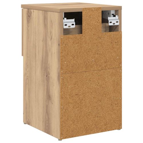 Шкаф за легло 2 pcs Дъб артизан 29 х 31,5 х 49 см