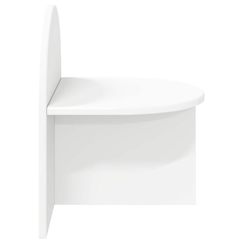 Нощно шкафче Бял 40 x 35,5 x 45,5 см Инженерен дървен материал