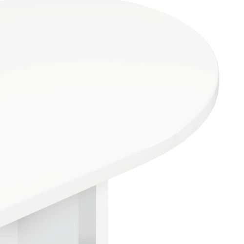 Конзолна маса Бяло 100 x 39,5 x 75 см Инженерна дървесина