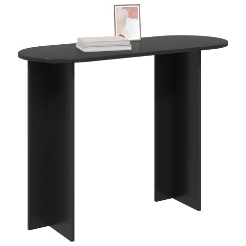 Конзолна маса Черен дъб 100 x 39,5 x 75 см Инженерна дървесина