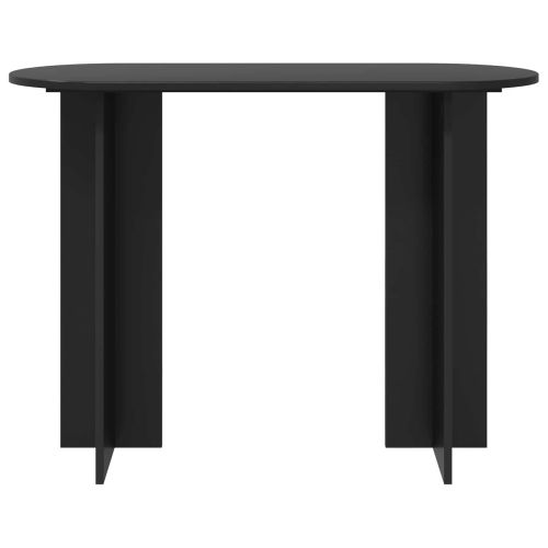 Конзолна маса Черен дъб 100 x 39,5 x 75 см Инженерна дървесина