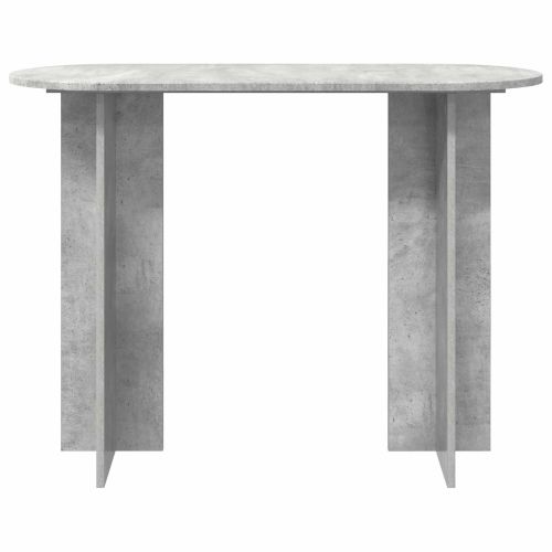 Конзолна маса със съхранение Бетонно сиво 100 x 39,5 x 75 см
