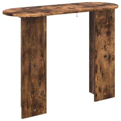 Конзолна маса Опушен дъб 100 x 39,5 x 75 см Инженерна дървесина