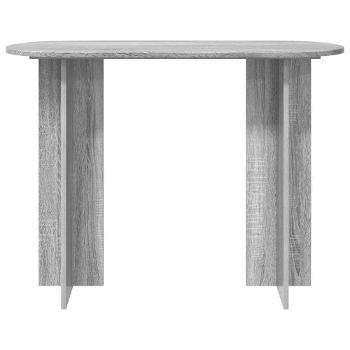 Конзолна маса със съхранение Сива сонома 100 x 39,5 x 75 см