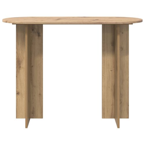 Конзолна маса със съхранение Дъб артизан 100 x 39,5 x 75 см