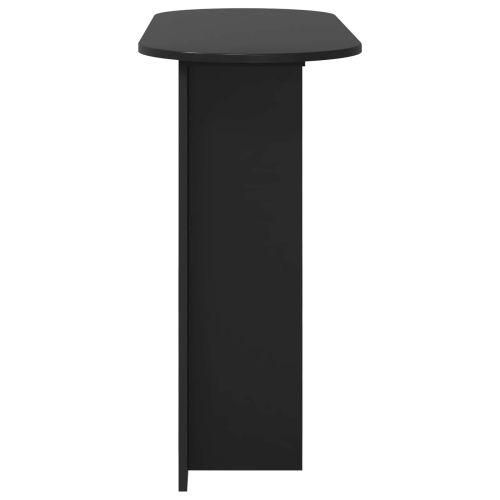 Конзолна маса Черен дъб 100 x 39,5 x 75 см Инженерна дървесина