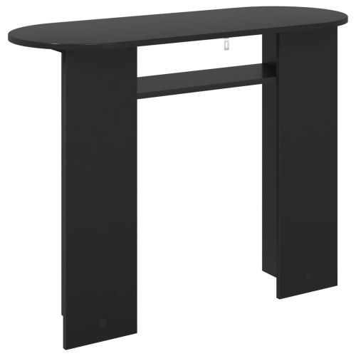 Конзолна маса Черен дъб 100 x 39,5 x 75 см Инженерна дървесина