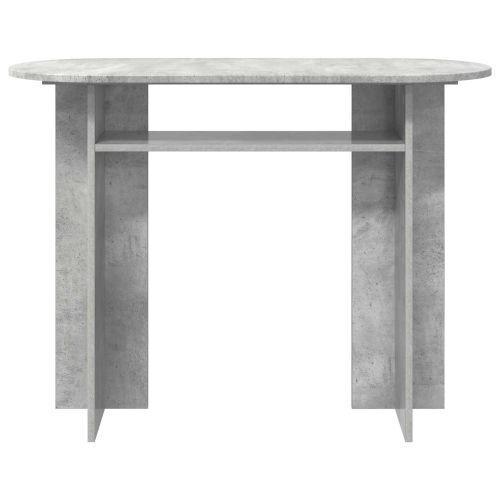 Конзолна маса със съхранение Бетонно сиво 100 x 39,5 x 75 см