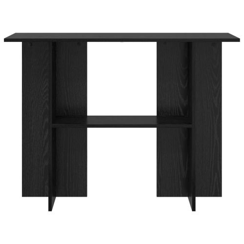 Конзолна маса Черен дъб 100 x 30 x 75 см Инженерна дървесина