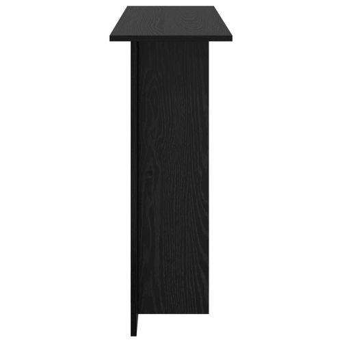 Конзолна маса Черен дъб 100 x 30 x 75 см Инженерна дървесина
