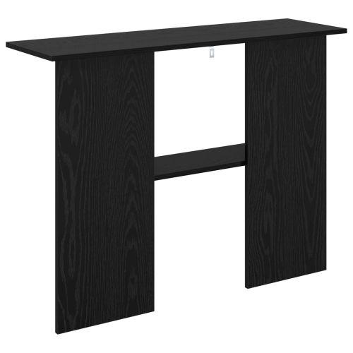 Конзолна маса Черен дъб 100 x 30 x 75 см Инженерна дървесина