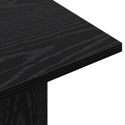 Конзолна маса Черен дъб 100 x 30 x 75 см Инженерна дървесина