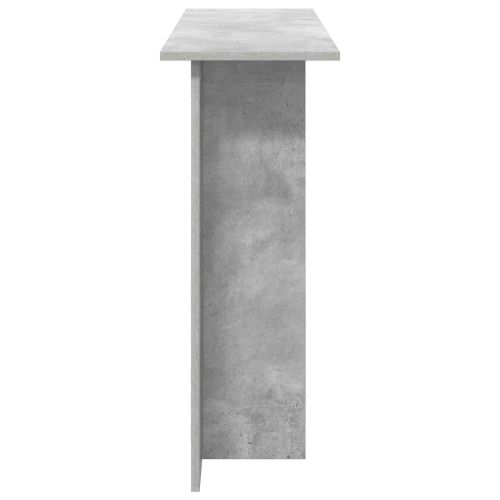 Конзолна маса Бетонно сиво 100 x 30 x 75 см Инженерна дървесина