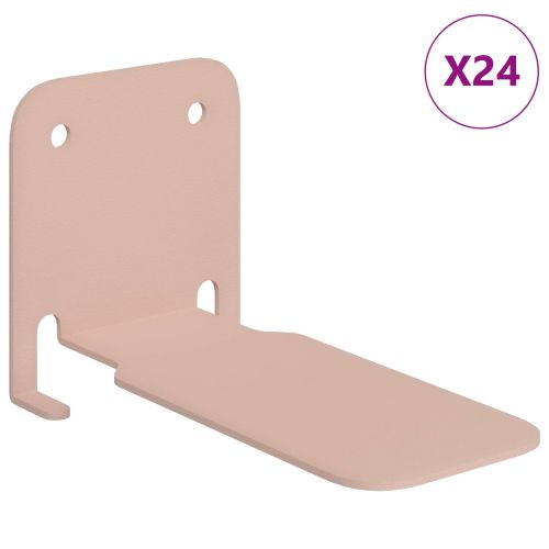 Плаващ рафт с рафт 24 pcs Розово 6 x 10,8 x 6,6 см