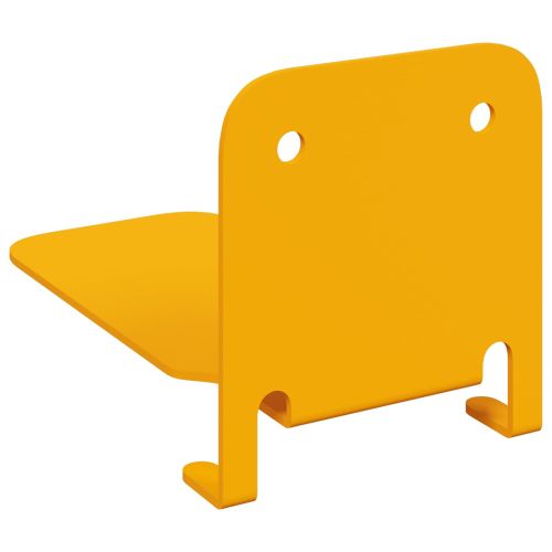 Плаващ рафт с рафт 8 pcs Горчично жълто 6 x 10,8 x 6,6 см