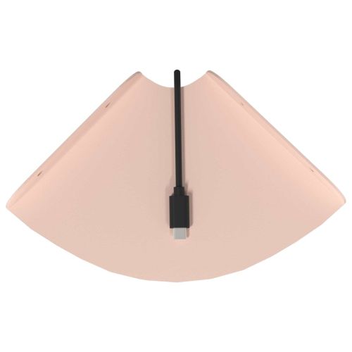 Плаващ рафт с рафт със съхранение 2 pcs Розово 15 x 15 x 2 см