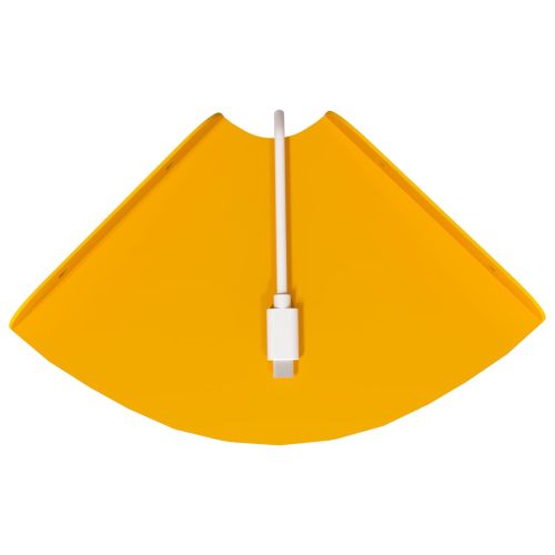 Плаващ рафт с рафт 2 pcs Горчично жълто 15 x 15 x 2 см