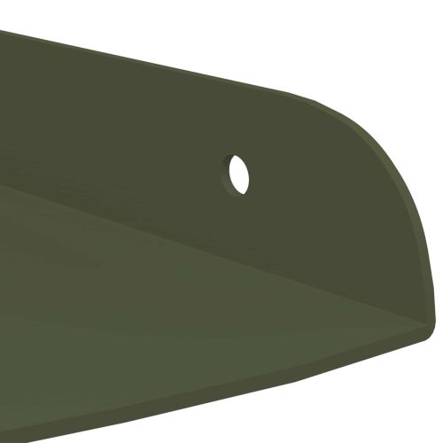 Плаващ рафт с рафт 4 pcs Маслинено зелено 15 x 15 x 2 см