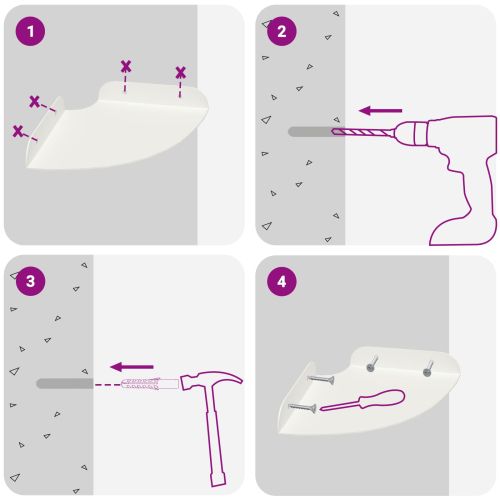 Плаващ рафт с рафт със съхранение 2 pcs Бял 15 x 15 x 2 см