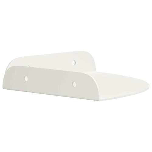 Плаващ рафт с рафт със съхранение 4 pcs Бял 15 x 15 x 2 см